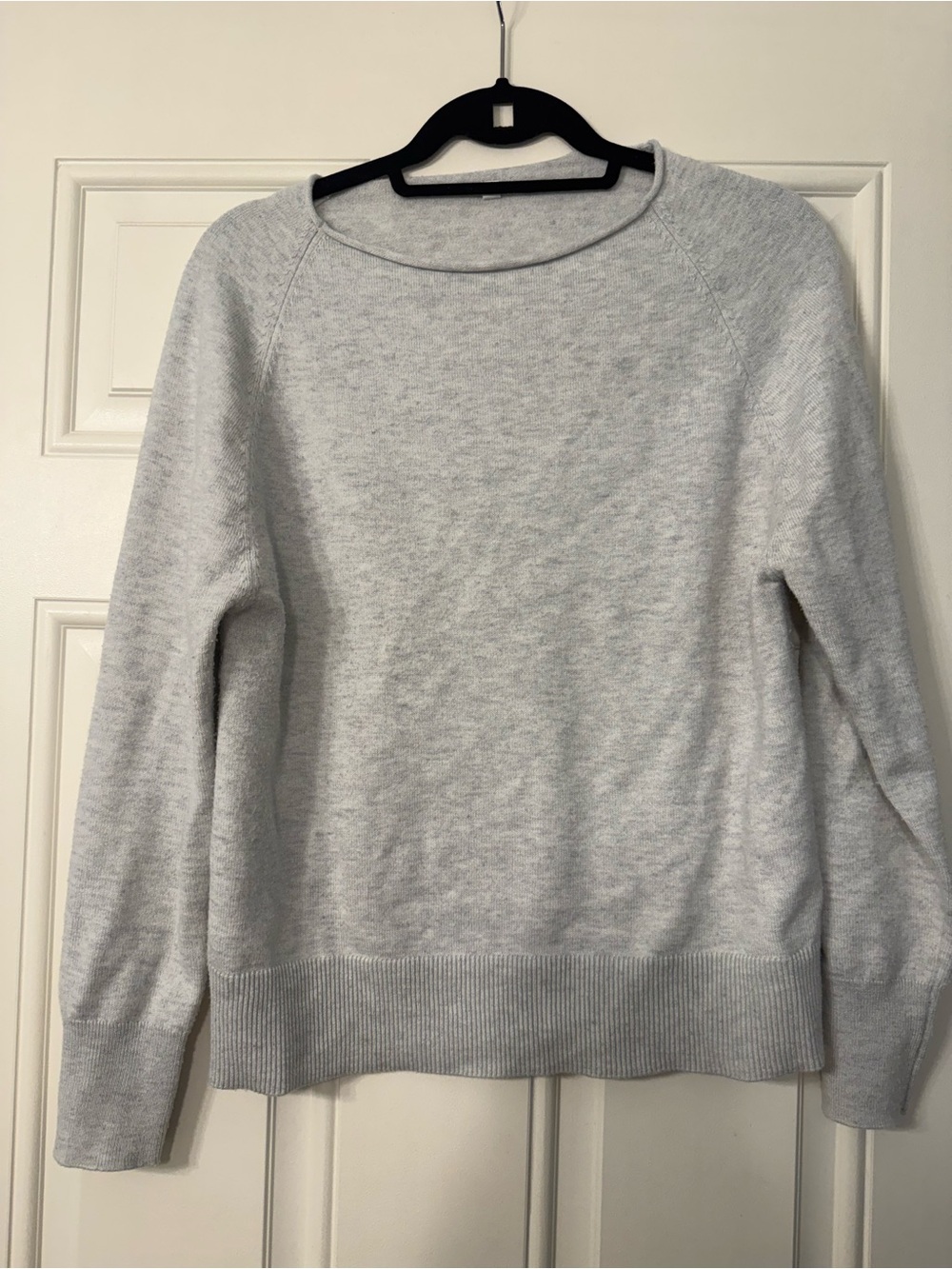 Light Gray Women's Crewneck Sweater